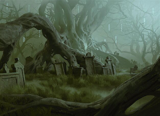 Strangled Cemetery Crop image Wallpaper