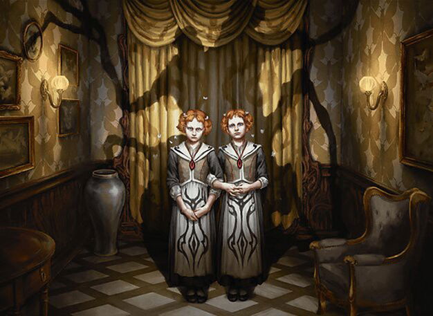 Unsettling Twins Crop image Wallpaper