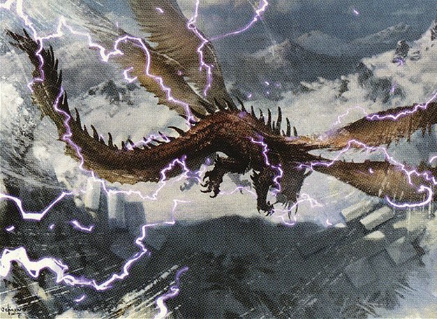 Stormwing Dragon Crop image Wallpaper
