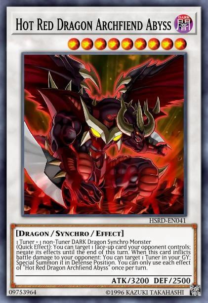 Hot Red Dragon Archfiend Abyss Crop image Wallpaper