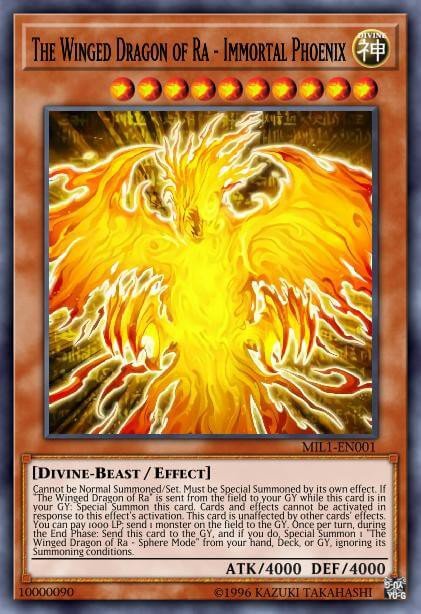 The Winged Dragon of Ra - Immortal Phoenix Crop image Wallpaper