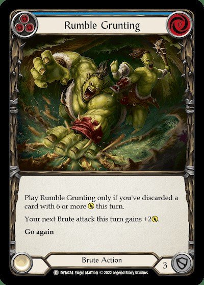 Rumble Grunting (3) Crop image Wallpaper