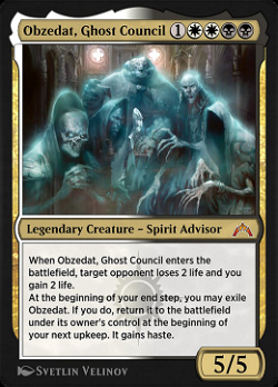 Obzedat, Ghost Council image