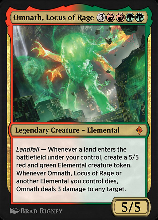 Omnath, Locus of Rage | Magic: the Gathering MTG Cards