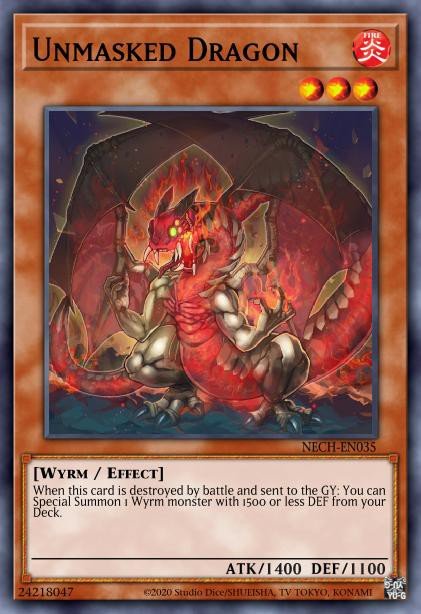Derive Hende selv gnist Unmasked Dragon | Yu-Gi-Oh TCG YGO Cards