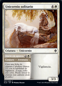 Unicornio solitario // Jinete en apuros