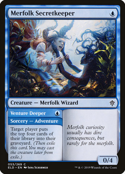 Merfolk Secretkeeper // Venture Deeper image