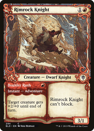 Rimrock Knight // Boulder Rush image