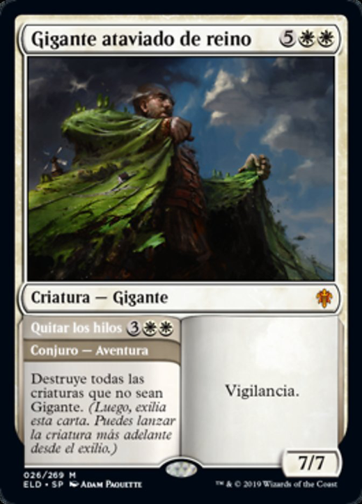 Realm-Cloaked Giant // Quitar los hilos image