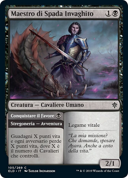 Smitten Swordmaster // Conquistare il Favore