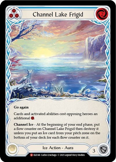 Channel Lake Frigid Crop image Wallpaper