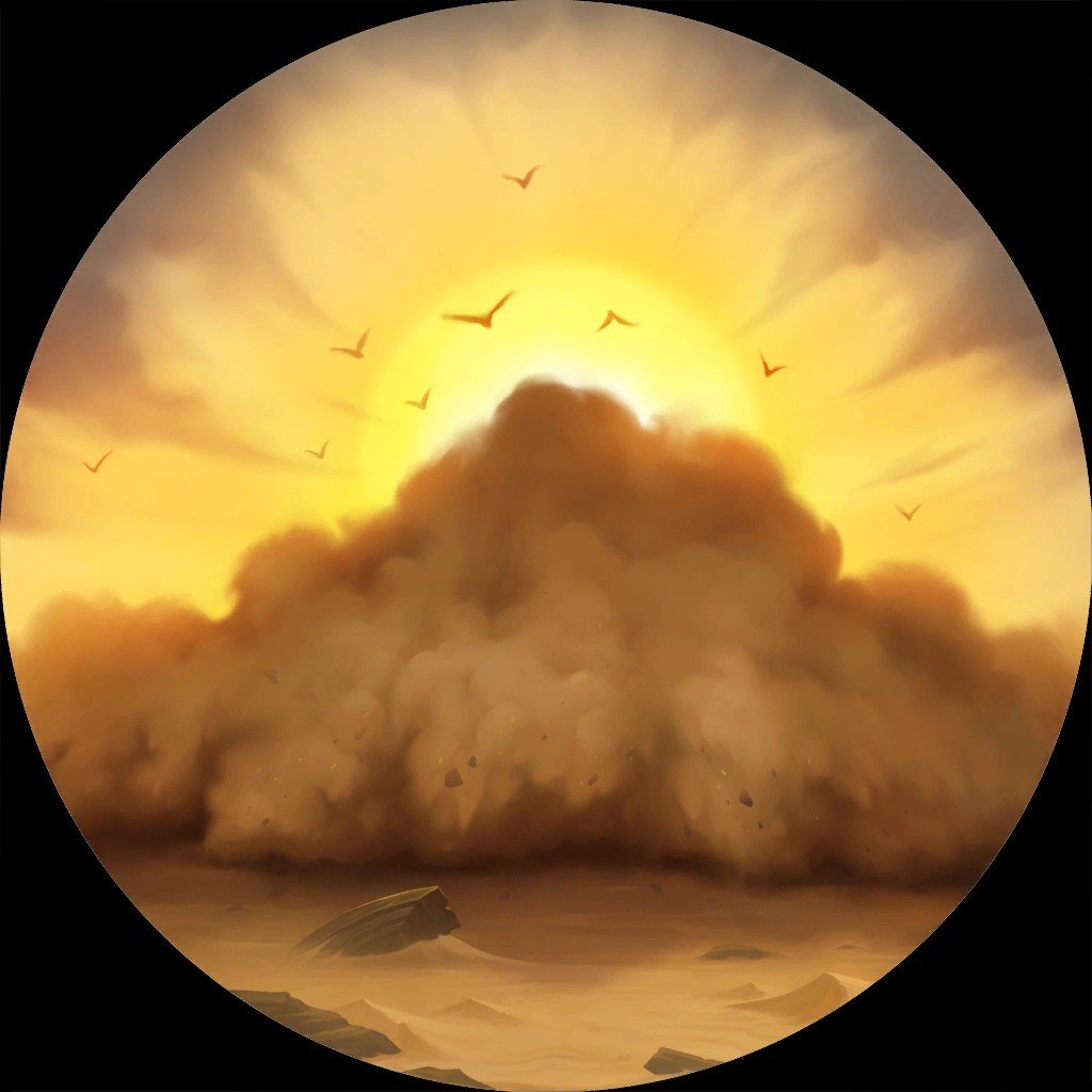 Sandstorm Crop image Wallpaper