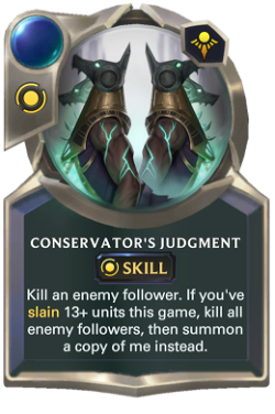 ability Conservator's Judgment