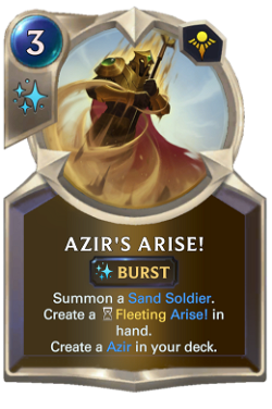 Azir's Arise!