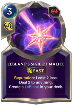LeBlanc's Sigil of Malice