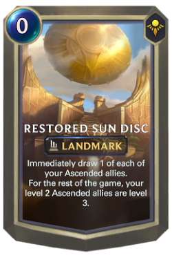 Restored Sun Disc image