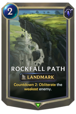 Rockfall Path