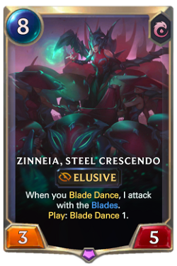 Zinneia, Steel Crescendo