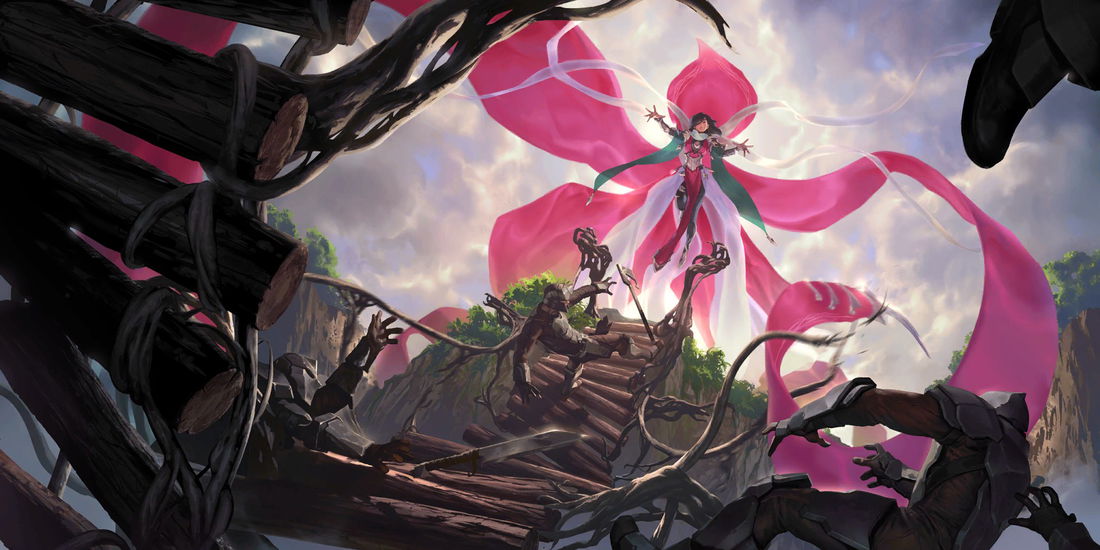 Blossoming Blade Crop image Wallpaper