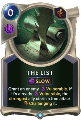 The List image