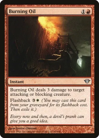 Burning Oil image