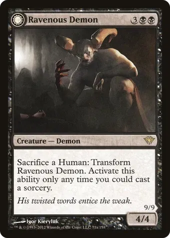Ravenous Demon // Archdemon of Greed image