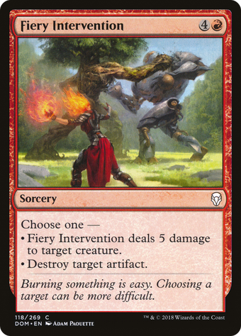 Fiery Intervention image