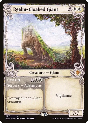 Realm-Cloaked Giant // Cast Off image