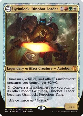 Grimlock, Dinobot Leader // Grimlock, Ferocious King image