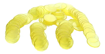 100 Pcs Plástico Bingo Marcadores Chips Contadores Número Pa Full hd image