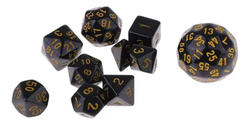 10pieces Poliédrico Dados Definir Para Calabouço E Dragão image