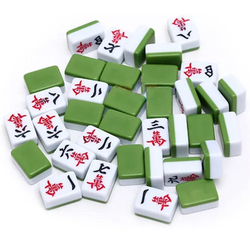 24mm Portátil Mini Mahjong Set Viagem Jogo Chinês image