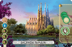 7 Wonders Duel Carta Promocional Sagrada Familia image