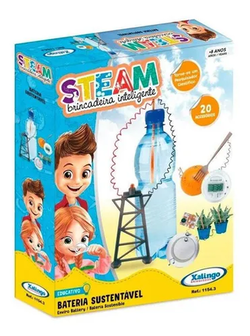 Brinquedo Educativo Bateria Sustentável Steam image