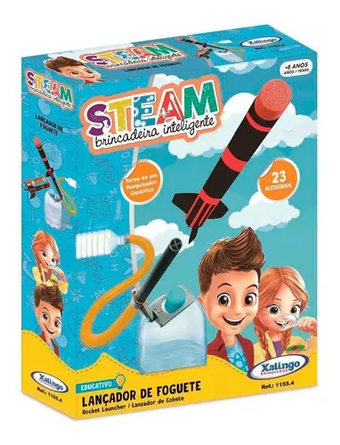 Brinquedo Educativo Lançador De Foguete Steam Full hd image