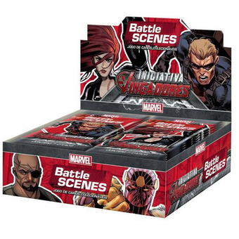 Caixa Com 36 Boosters Marvel Battle Scenes Full hd image