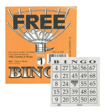 Cartelas De Bingo Free Jornal Com 100 Folhas Full hd image