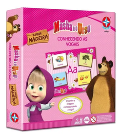 Conhecendo As Vogais Masha E O Urso image