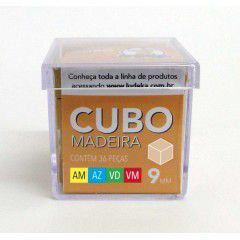 Cubo Madeira 36 Peças -> 나무 큐브 36 조각 image