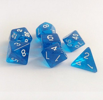 骰子为RPG蓝色 image