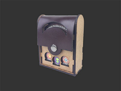 Коробка для колоды (кожаная крышка) для Keyforge (вмещает 1 колоду) image