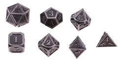 Definir 7 Morrer Metal Poliédrico Dados Para Dungeons E Dra image