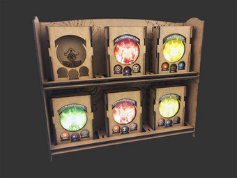 Display (Mostruário) Modular De Deck Boxes Para Keyforge (Unitário) Full hd image