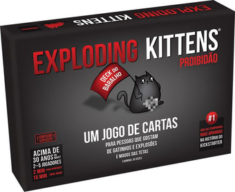 Jogo de Tabuleiro Exploding Kittens Proibidão (Pré image