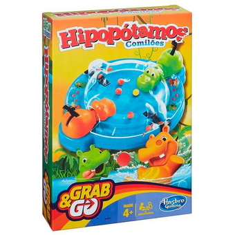 Hipopótamos Comilões Grab & Go translates to Hungrige Nilpferde Grab & Go in German. image