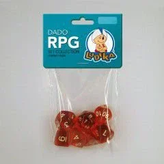 Набор кубиков для настольной игры Rpg Красный image