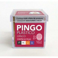 Marcador Pingo Plástico Opaco 40 Peças (Preto, Branco, Laranja E Lilás) Full hd image