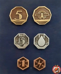 Metallmünzen für Barrage (Exklusivprodukt)