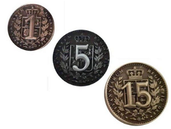 Monedas de metal para Brass image