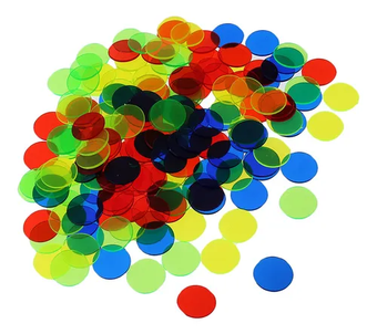 Pacote De 100 Fichas De Bingo (multi Color)? Marcadores Tran Full hd image